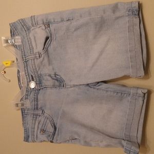Celebrity Pink Stonewashed Denim Shorts Size 1
